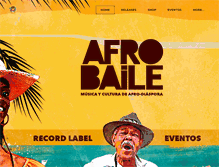 Tablet Screenshot of afrobaile.com